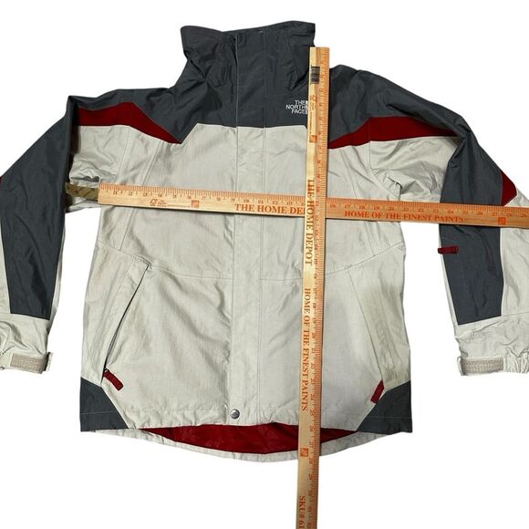 The North Face Men’s Small Ski Jacket Shell Gray Red - Picture 4 of 8
